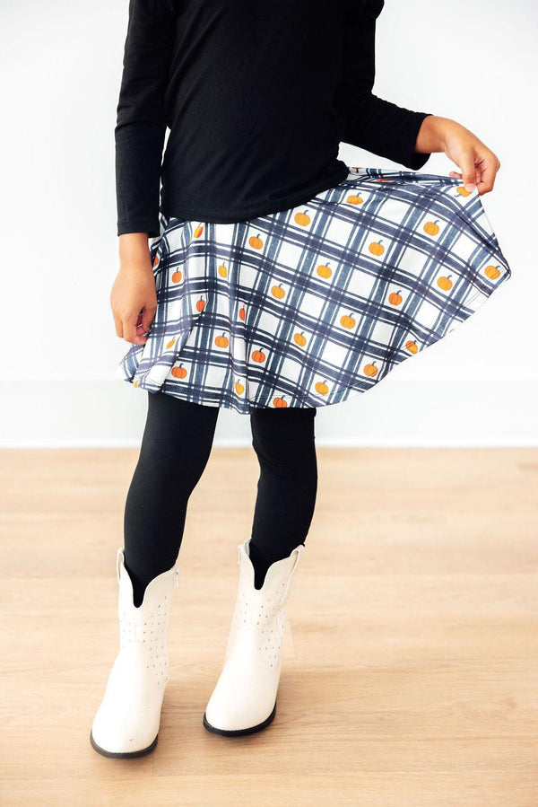 plaid-pumpkins-twirl-skegging Mila & Rose - Sophia's StyleSkegging-1